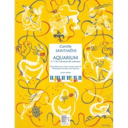 Aquarium pour piano &agrave; quatre mains : n&deg;7 du Carnaval des animaux