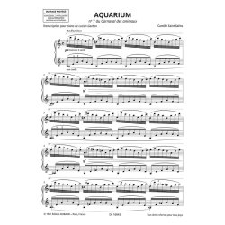 Aquarium pour piano : n 7 du Carnaval des animaux