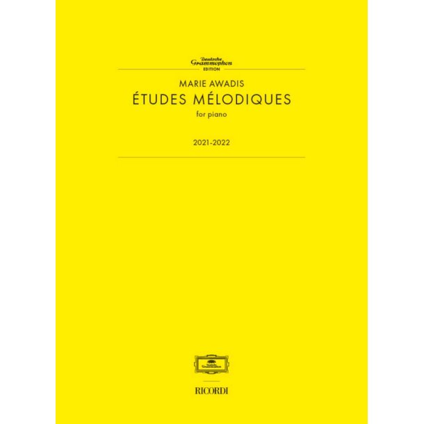 &Eacute;tudes M&eacute;lodiques : for piano (2021-2022)