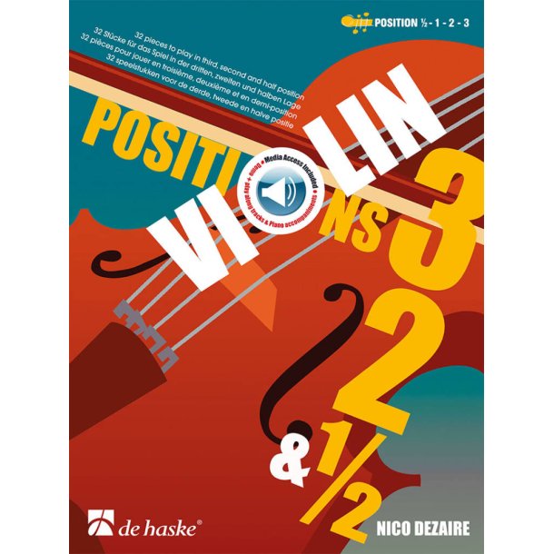 Violin positions 3, 2, og 1/2