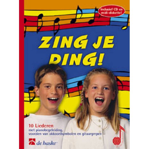 Zing je ding! (docentenpakket) : 10 liederen, met pianobegeleiding, voorzien van ak