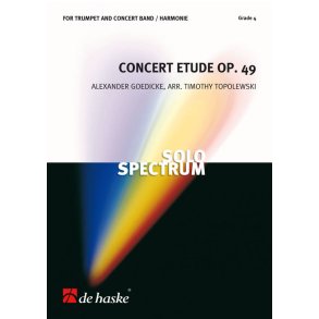 Concert Etude opus 49 : for trumpet and band
