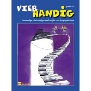 Vierhandig : Eenvoudige vierhandige speelstukjes voor jonge pianisten