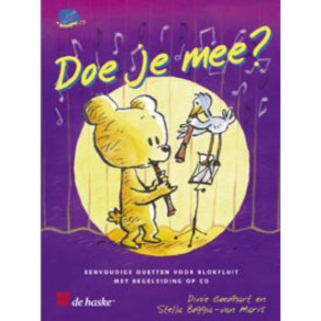Doe je mee? : Eenvoudige duetten voor blokfluit met begeleiding