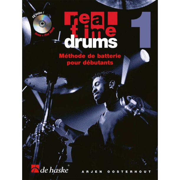 Real Time Drums 1 (F) : M&eacute;thode de batterie pour d&eacute;butants