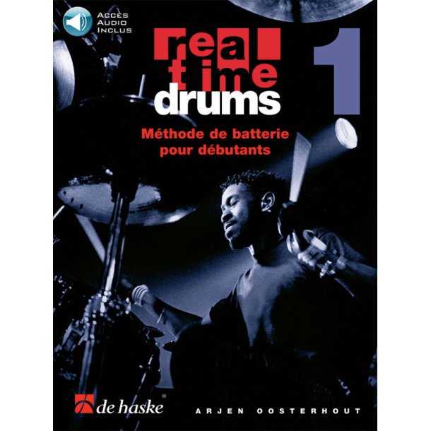 Real Time Drums 1 (F) : M&eacute;thode de batterie pour d&eacute;butants