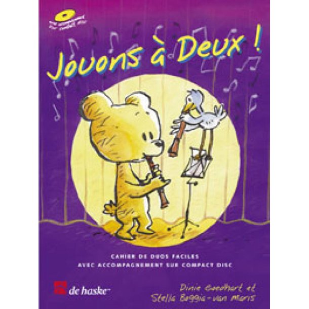 Jouons &agrave; Deux! : Cahier de duos faciles avec accompagnement sur com