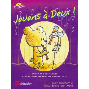 Jouons à Deux! : Cahier de duos faciles avec accompagnement sur com