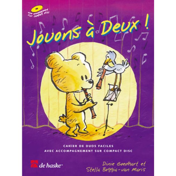Jouons &agrave; Deux! : Cahier de duos faciles avec accompagnement sur com