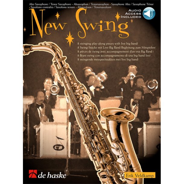 New Swing : 8 swinging play-along pieces with live band!