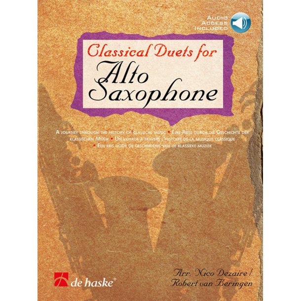 Classical Duets for Alto Saxophone : A journey through the history of classical music