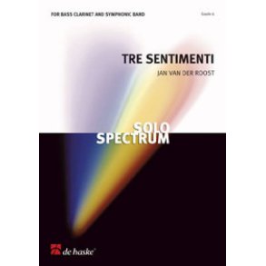 Tre Sentimenti : Three Moods for Bass Clarinet and Symphonic Band