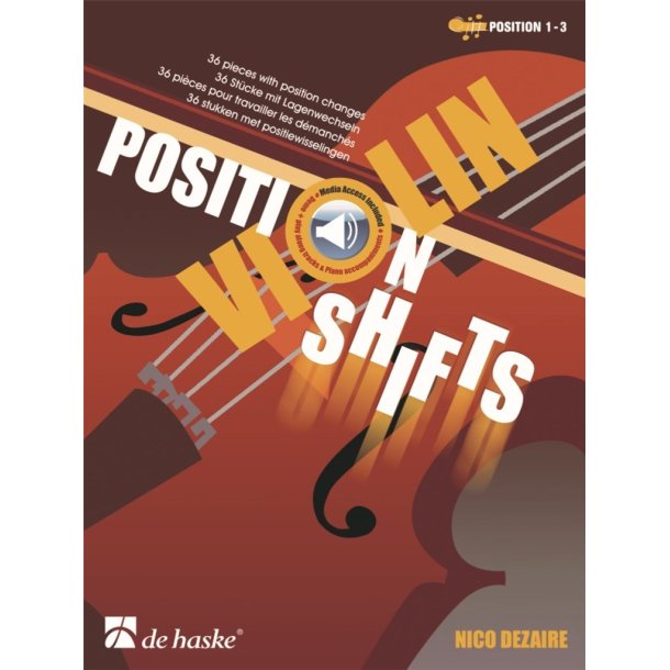 Violin Position Shifts : 36 pieces with position changes