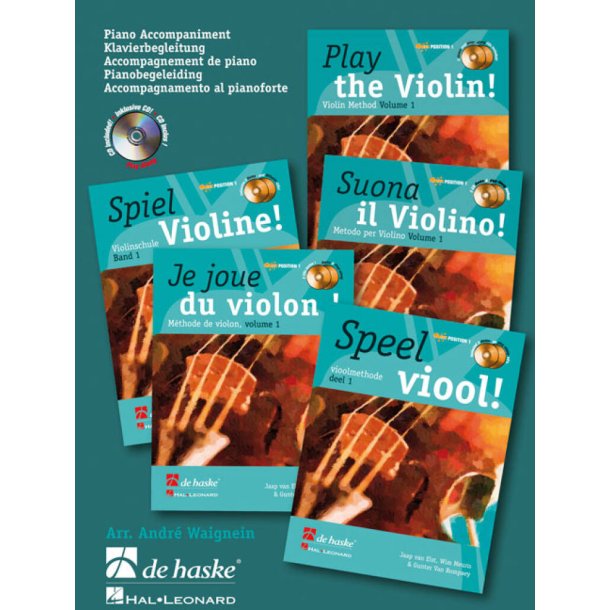 Play the Violin! Piano Accompaniment vol. 1 : All languages