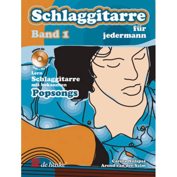 Schlaggitarre f&uuml;r jedermann : Lern Schlaggitarre mit bekannten Popsongs