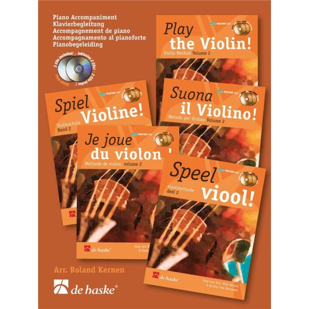 Play the Violin! Piano Accompaniment vol. 2 : All languages