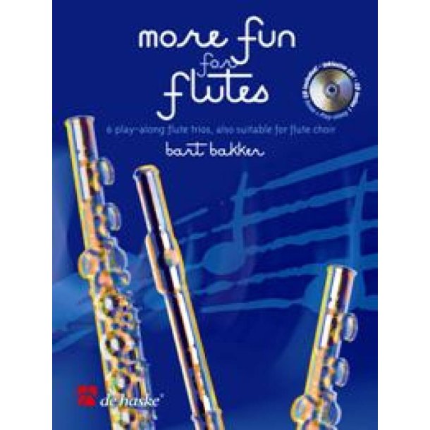 More Fun for Flutes : 6 play-along flute trios, also suitable for flute choir