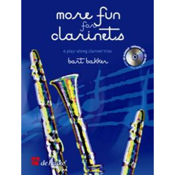 More Fun for Clarinets : 6 play-along clarinet trios