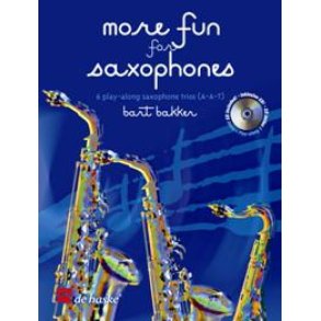More Fun for Saxophones : 6 play-along saxophone trios (A-A-T)