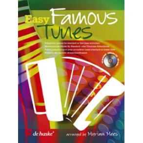 Easy Famous Tunes for Accordion : Polyphonic pieces for standard or free bass accordion