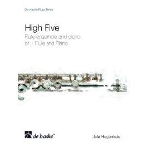 High Five : Flute Ensemble and Piano or 1 Flute and Piano
