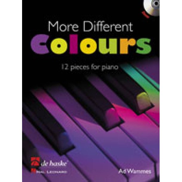 More Different Colours : 12 pieces for piano