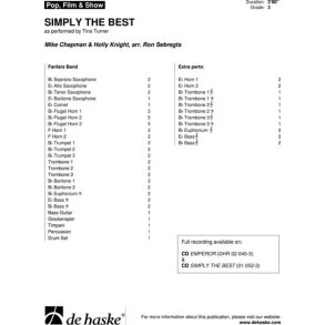 Simply the Best : As performed by Tina Turner