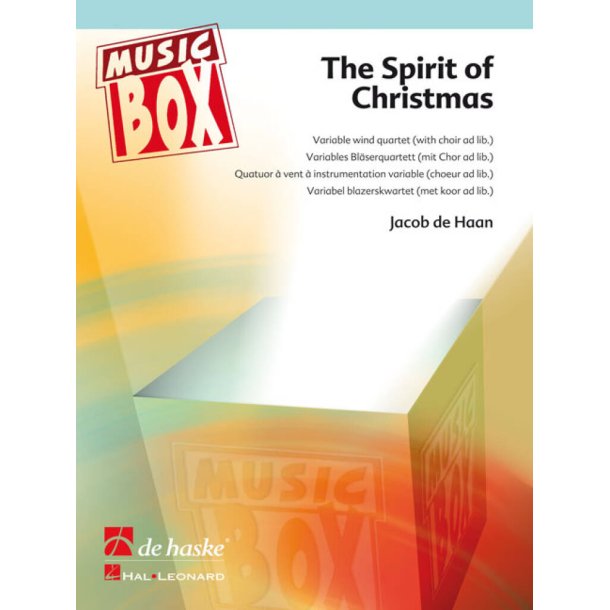 The Spirit of Christmas : Variable wind quartet (with choir ad lib.)