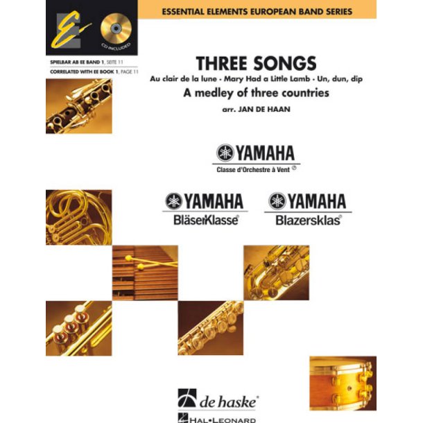 Three Songs : A medley of three countries