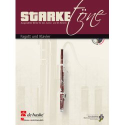 Starke T&ouml;ne - Fagott und Klavier : Ausgew&auml;hlte Werke f&uuml;r den Junior- und D1-Bereich