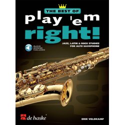 The Best of Play 'em Right : Jazz, Latin & Rock Studies for alto saxophone