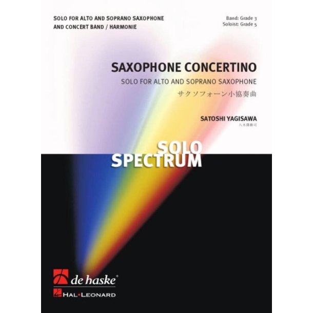 Saxophone Concertino : Solo for Alto and Soprano Saxophone