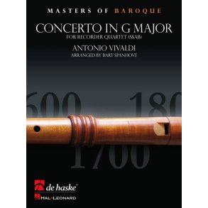 Concerto in G Major : for Recorder Quartet (SSAB)