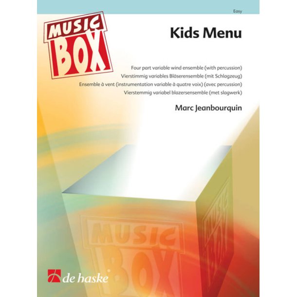 Kids Menu : Four part variable wind ensemble (with percussion)