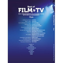 Best of Film & TV (Flute) : Solo Arrangements of 14 Classic Songs with Audio Accompaniment