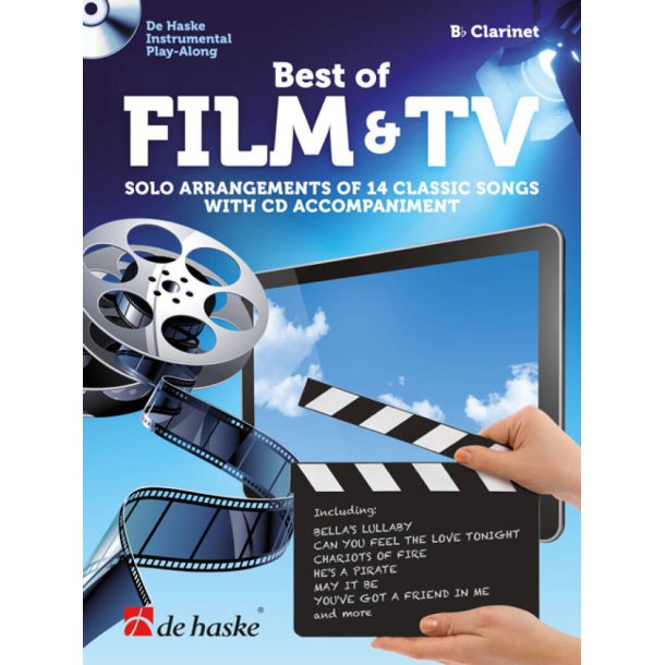 Best of Film & TV (Clarinet) : Solo Arrangements of 14 Classic Songs with CD Accompaniment