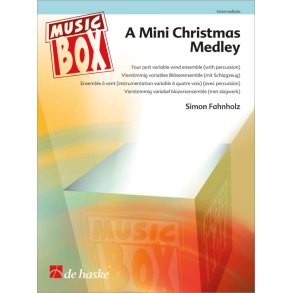 A Mini Christmas Medley : Four part variable wind ensemble (with percussion)