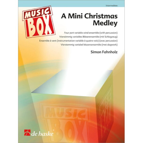 A Mini Christmas Medley : Four part variable wind ensemble (with percussion)