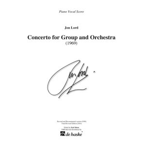 Concerto for Group and Orchestra : Piano Reduction