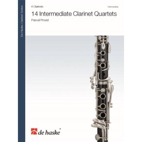 14 Intermediate Clarinet Quartets
