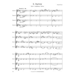 14 Intermediate Clarinet Quartets