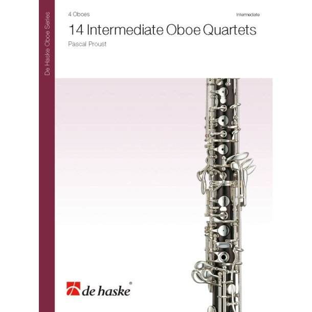 14 Intermediate Oboe Quartets