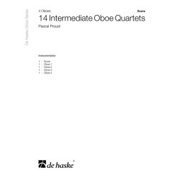 14 Intermediate Oboe Quartets