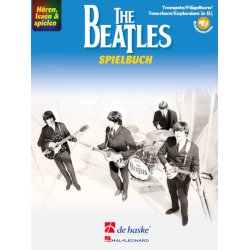 H&ouml;ren, lesen & spielen - The Beatles - Spielbuch : Trompete/Fl&uuml;gelhorn/Tenorhorn/Euphonium in B&thinsp;TC