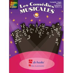 &Eacute;couter, lire & jouer - Les Com&eacute;dies Musicales : Trompette / Bugle / Baryton / Euphonium / Saxhorn (TC)