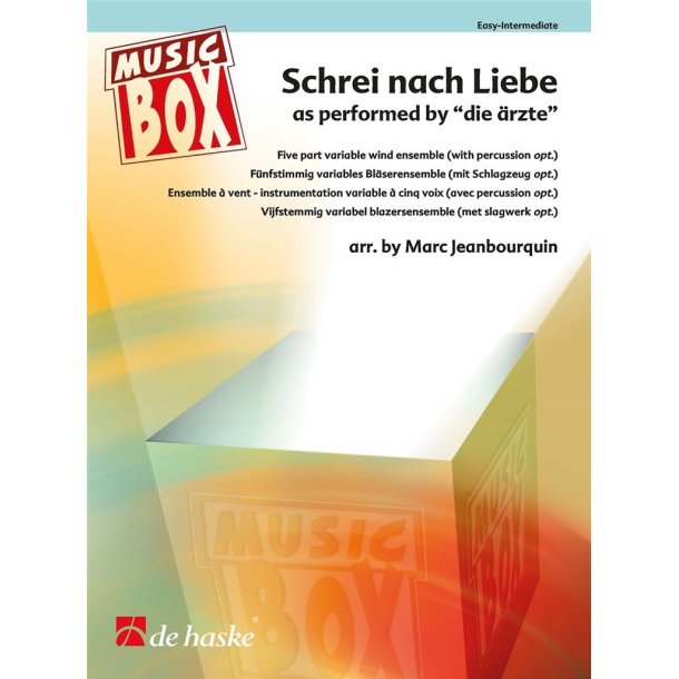 Schrei nach Liebe : as performed by "die &auml;rzte"