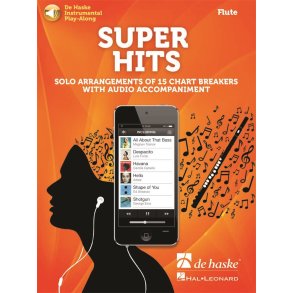 Super Hits for Flute : Solo Arrangements of 15 Chart Breakers with Audio Accompaniment
