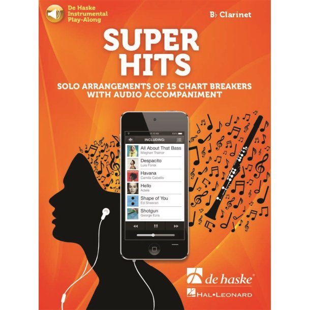 Super Hits for Clarinet : Solo Arrangements of 15 Chart Breakers with Audio Accompaniment