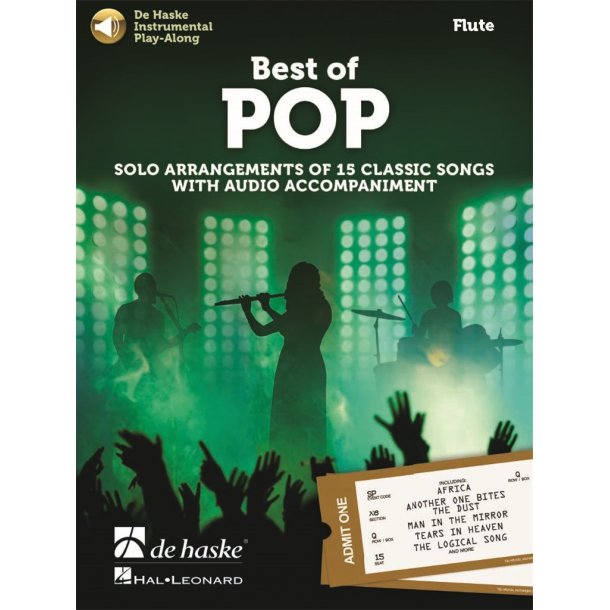 Best of Pop - Flute : Solo Arrangements of 15 Classic Songs with Audio Accompaniment