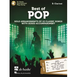 Best of Pop - Clarinet : Solo Arrangements of 15 Classic Songs with Audio Accompaniment